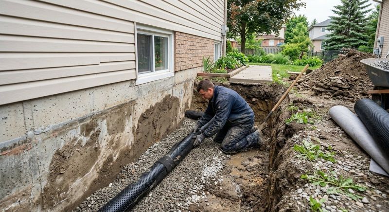 Weeping Tile Repair in Manchester, NH